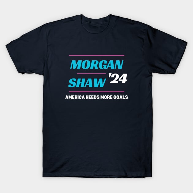 San Diego Wave Alex Morgan Jaedyn Shaw 2024 T-Shirt by Shine Threads